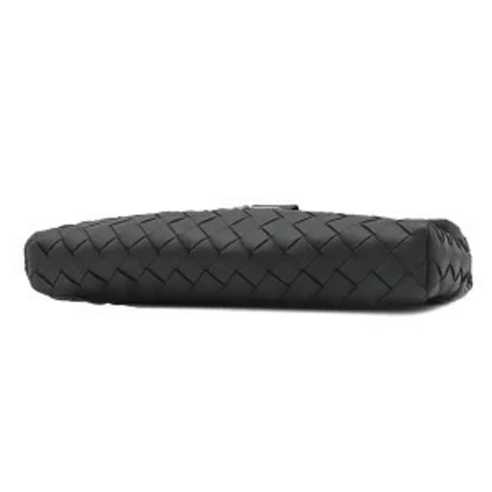 Bottega Veneta Intrecciato Clutch Bag Leather Black H - Picture 3 of 11